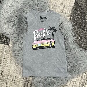Barbie Women's Grey Tank Top Barbie Malibu Performance Gray Size‎ XS